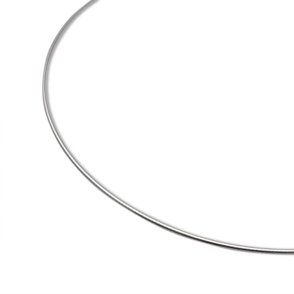 Omega chain thin 1.25mm neck wire to elgantly show off your pendant from your own drawing
