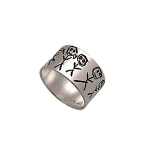 Kids design ring, engraved exactly after your own artwork