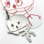 Perfect fathers day gift from his kids design your own titanium key chain