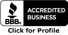 BBB accredited business logo for reviews