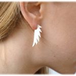 Jewelry shop cutting edge earrings