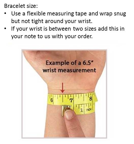 Bracelet sizing tips to get the right size for your jewelry order