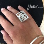 Statement ring shadow ring for trendy mom