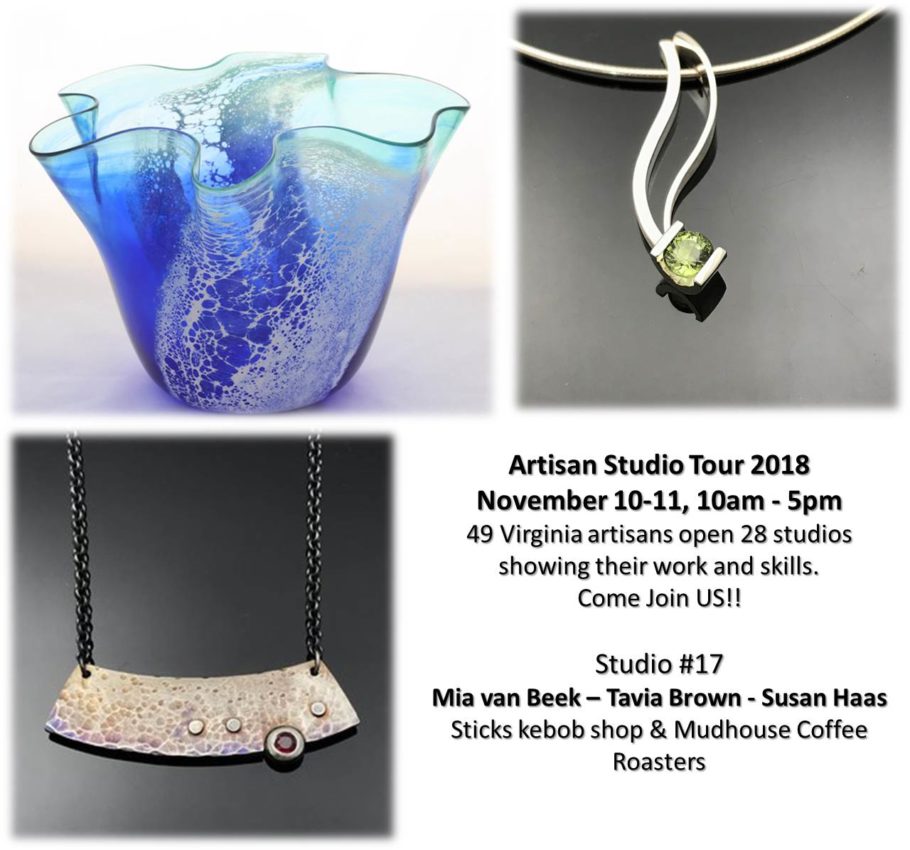 Mark your Jewelry calendar Artisan studio tour post