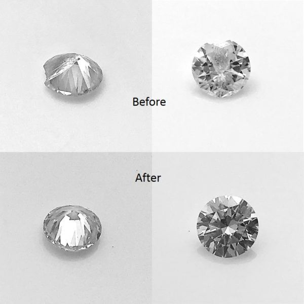 Diamond cutting service, restore damaged diamonds by having them recut