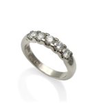 A timeless classic, Shared prong Formia diamond band, classic style, commission made jewelry