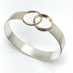 Cool redesign rings idea, modern bracelet with reuse of old wedding rings