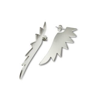 Eagle cutting edge earrings for the brave woman stating freedom