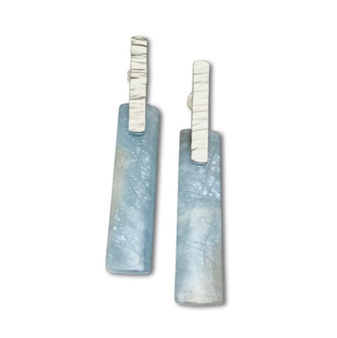 Aquamarine Pendulum Earrings for the woman with awesome taste in accessories.