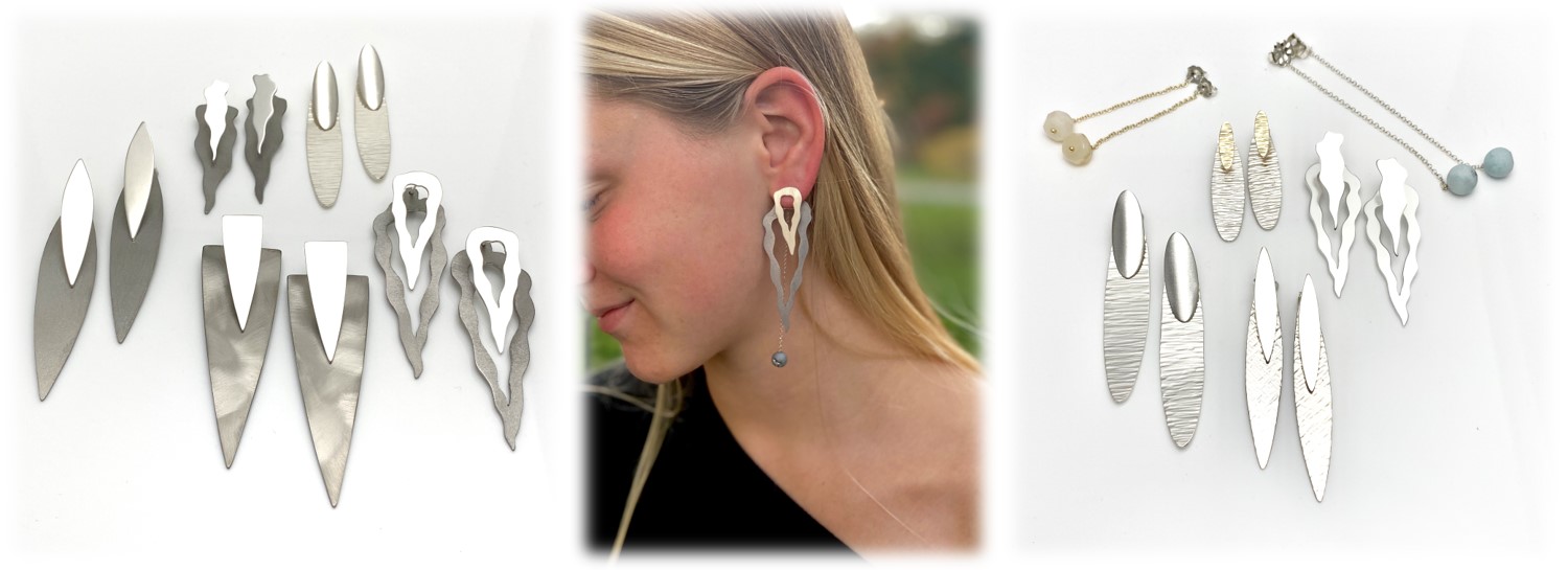 Versatile earring collection, Mix and match earring styles