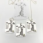 In this family nobody fights alone, custom made pendants for family fighting scoliosis, amazing execution