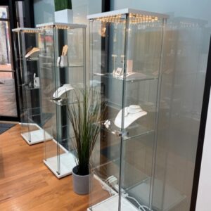 Formia Design Store jewelry cases in glass