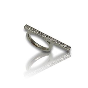 Long Bar stainless steel Ring