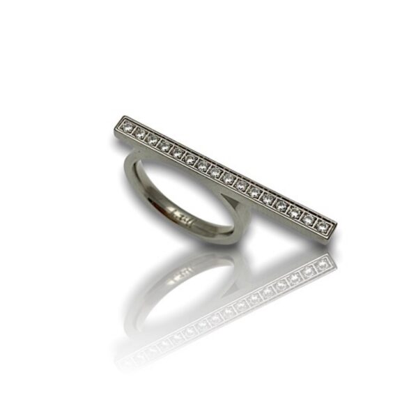 Long Bar stainless steel Ring