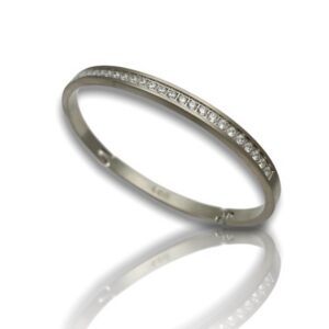 Eternity stainless steel Bangle Bracelet