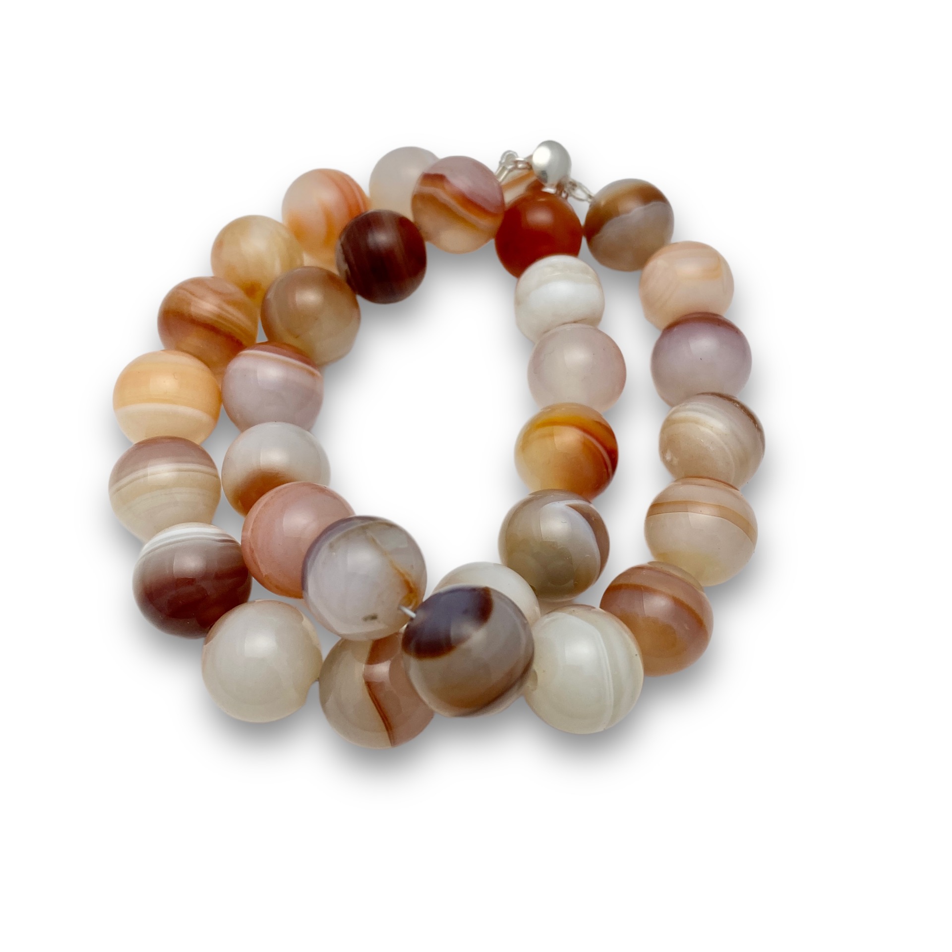 Double Strand Agate 12MM