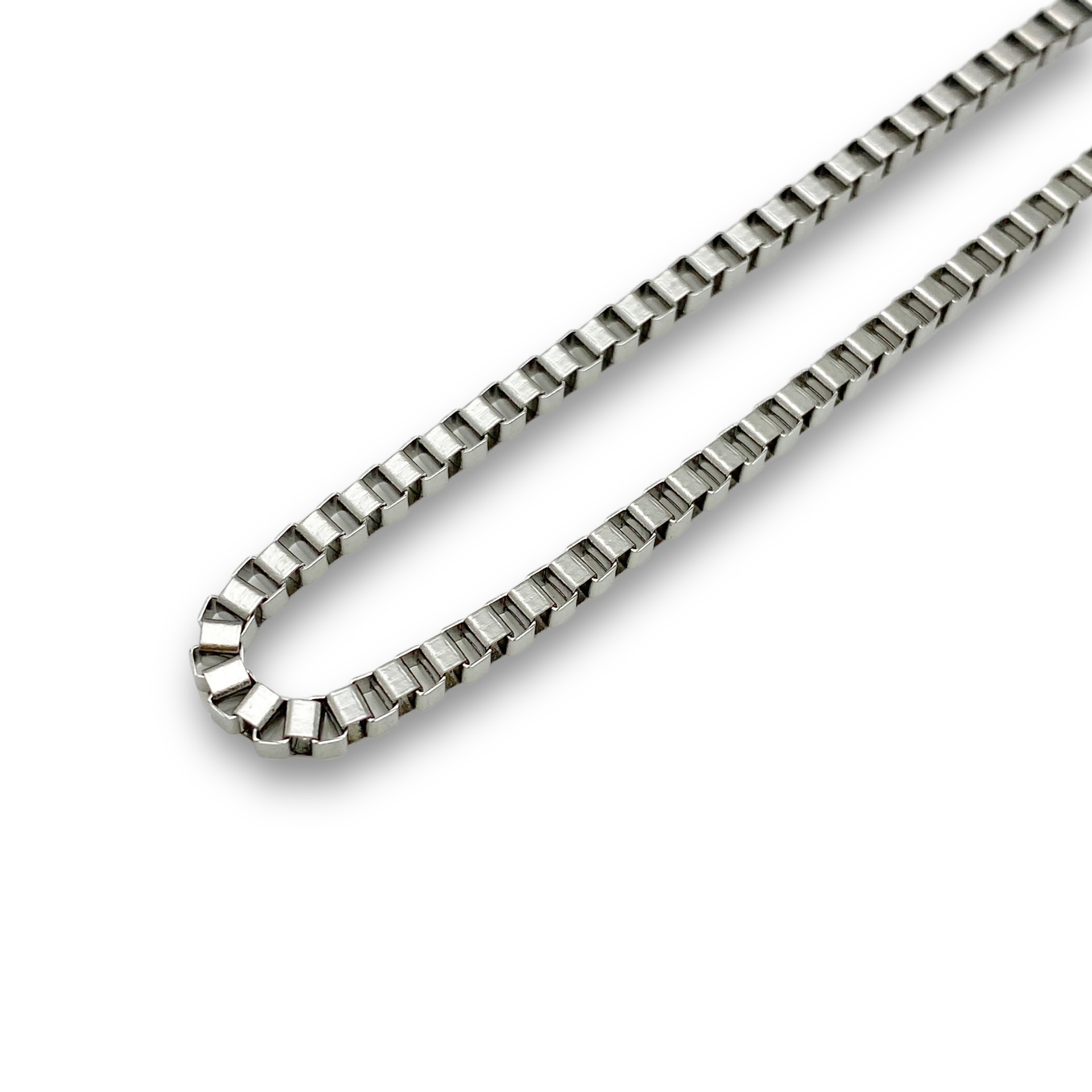 stainless steel box chain 20 inches long